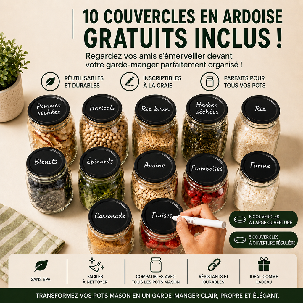MasonVac™ — Scelleuse sous vide pour pots Mason