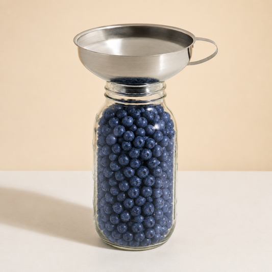Entonnoir en acier inoxydable pour pots Mason
